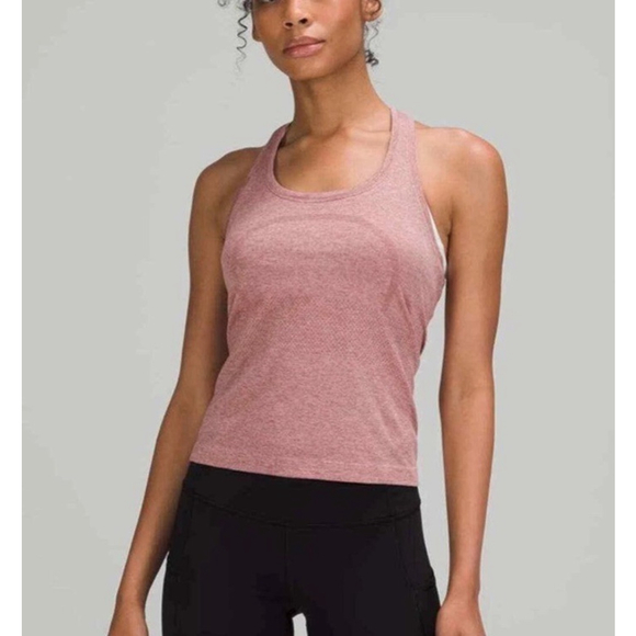 LULULEMON SWIFTLY TECH RACERBACK TANK TOP 2.0 RACE LENGHT PINK ROSEBUD SIZE 6 - Picture 10 of 11